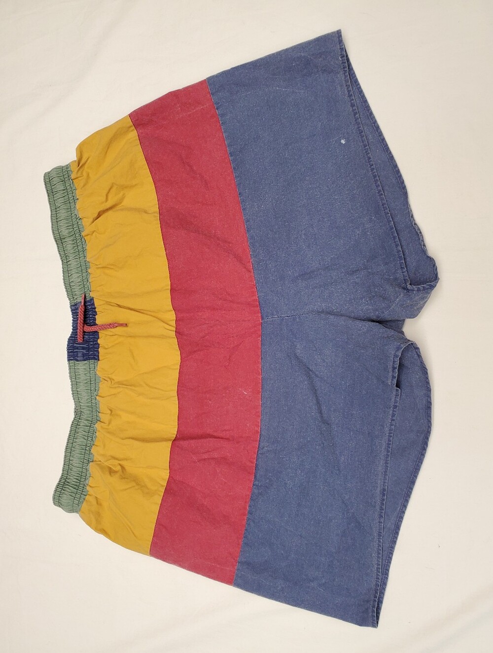 Vintage 90s St Michael Marks Spencer Colorblock Swim Trunks Shorts Large
